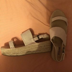 JustFab Platform Sandals